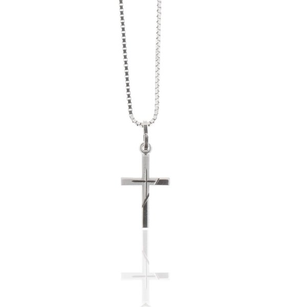 Storch Collier Silber 12-228523 - Kreuz